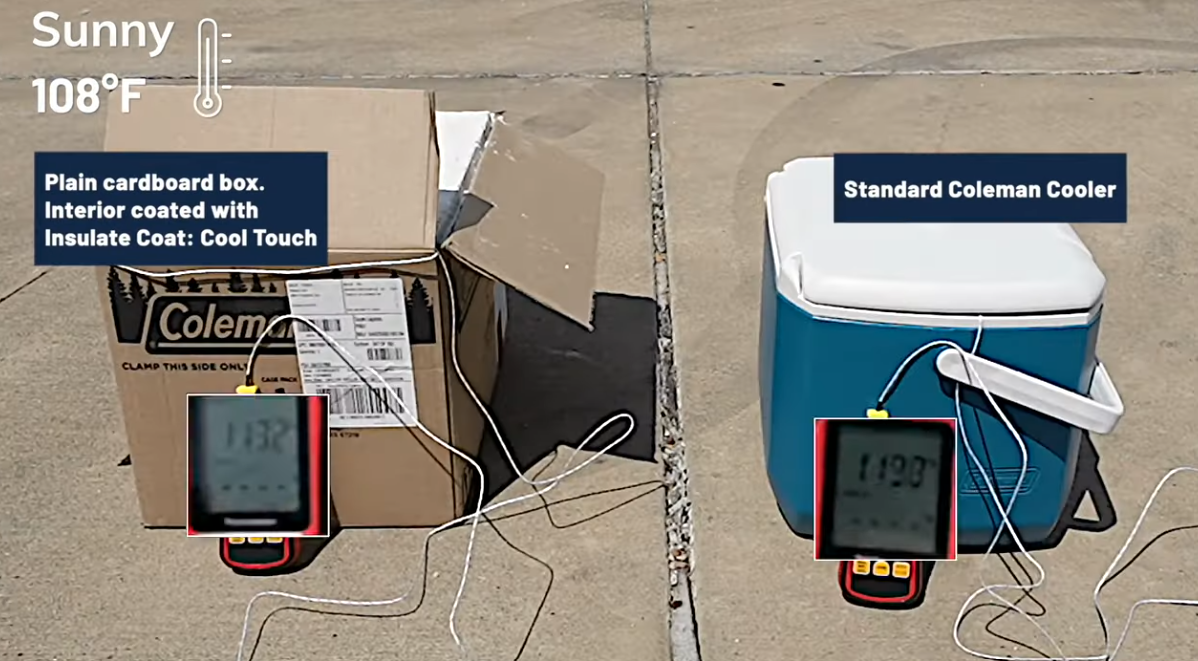 Cool Touch Coating vs cooler