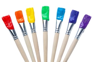 paint brushes with thick paint on them (2)